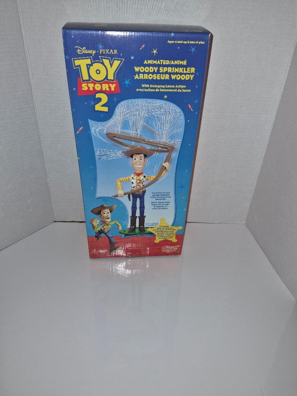 1999 Thinkway Toys Disney Toy Story 2 Animated Woody Sprinkler NEW